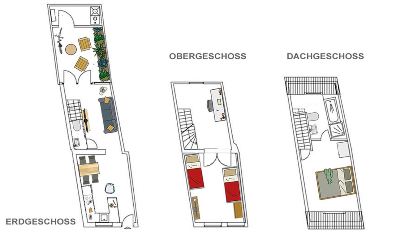 Altstadthaus "Schlaegertwiete Nr.3" Lüneburg Dış mekan fotoğraf